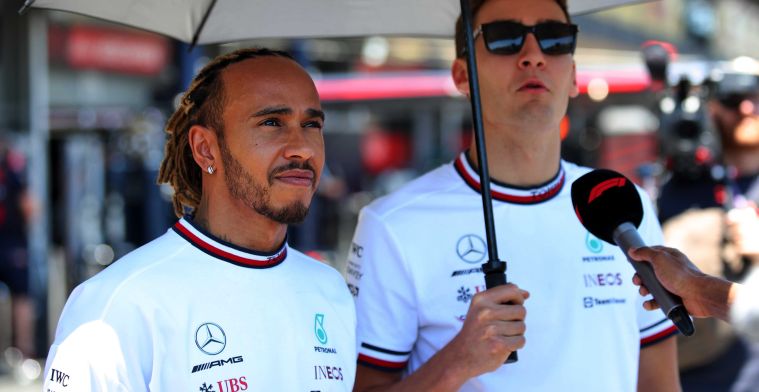 Hamilton under fire: 'Russell drives the same car, right?'