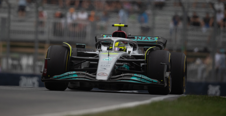 Mercedes avoids protest with adjustment to floor
