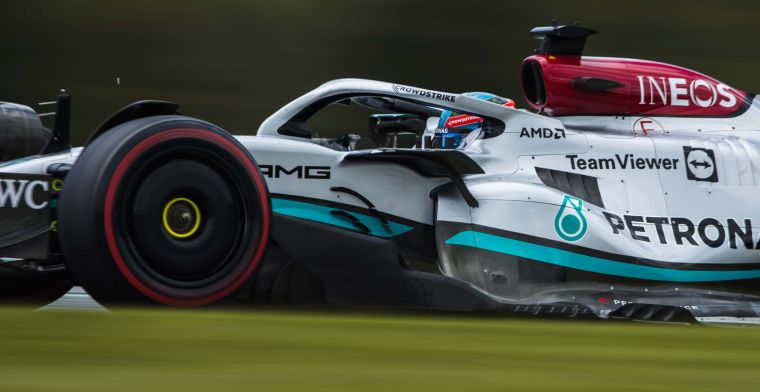 F1: Russell se mostra otimista com a Mercedes após treinos em