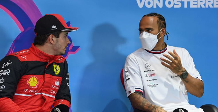 Hamilton tog annat tillvägagångssätt med Leclerc: Ville inte köra bort dig