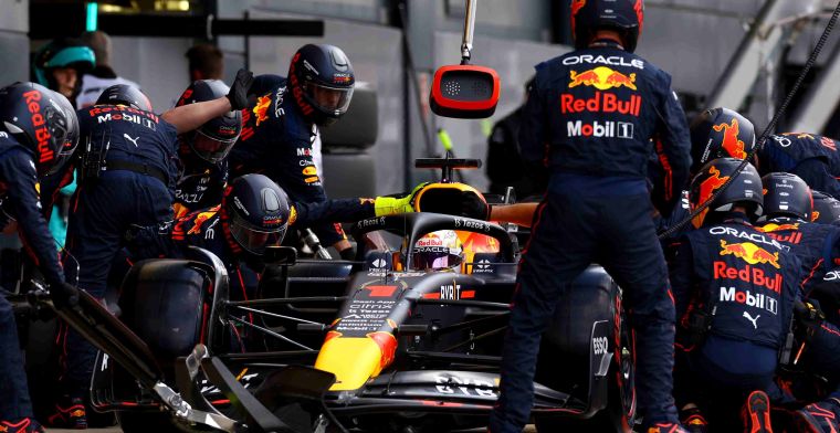 Red Bull to lead the 2022 F1 season in pit stop ranking
