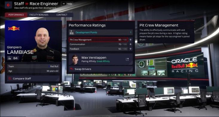 These are the ratings of Hamilton and Verstappen in the new F1 Manager 2022