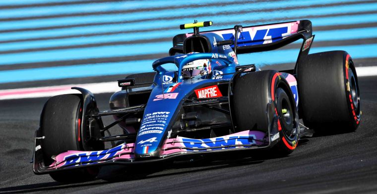 Alpine not happy with first day in France: Are quite disappointed