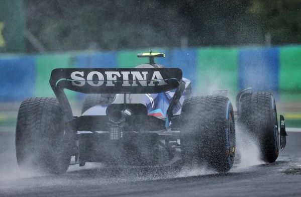 Latifi in testa alla sessione FP3 sul bagnato, con Albon terzo! Leclerc batte Verstappen