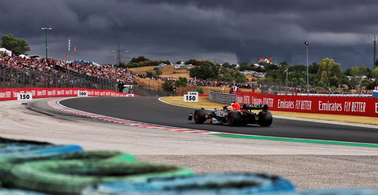 Actualización del tiempo GP Hungría | Posible salida de la carrera en pista mojada