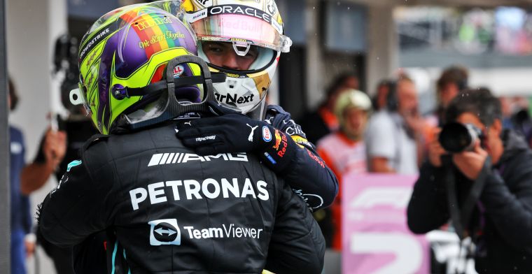 Verstappen se alegra de que Hamilton vuelva a estar al frente de la parrilla
