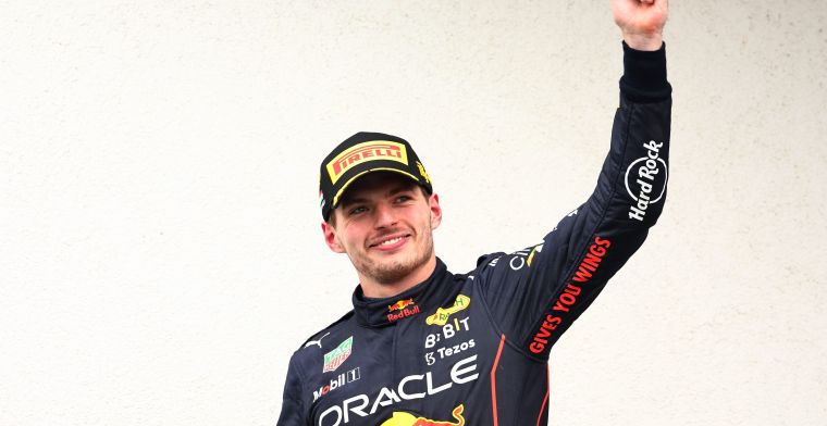 Big tennis player thinks Verstappen is great driver: 'Even more this year'.