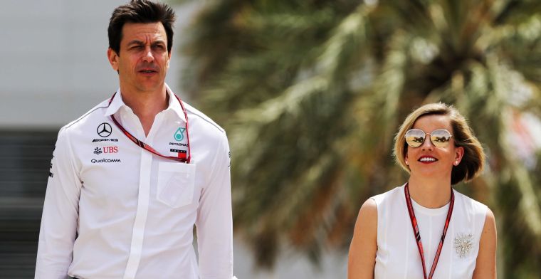 Toto Wolff on wife Susie: 'Deserved a spot in F1'