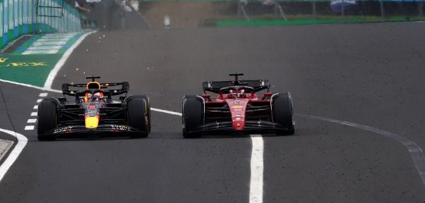 Verstappen och Leclerc startar från baksidan av startfältet i Belgien