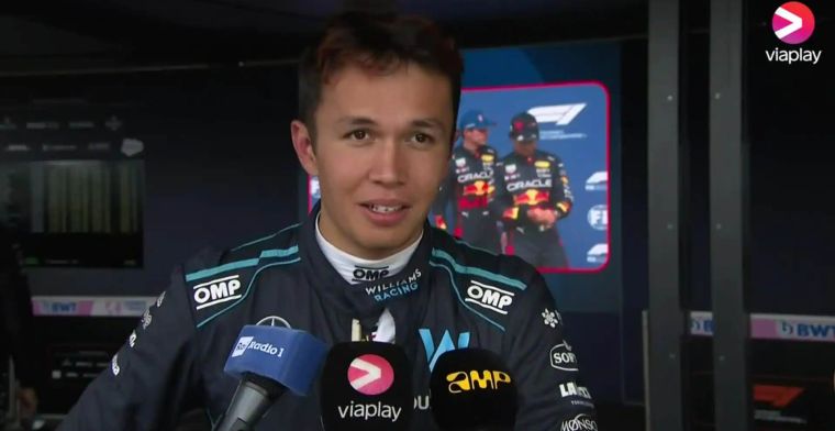 Albon: Acho que Verstappen vai passar em poucas voltas