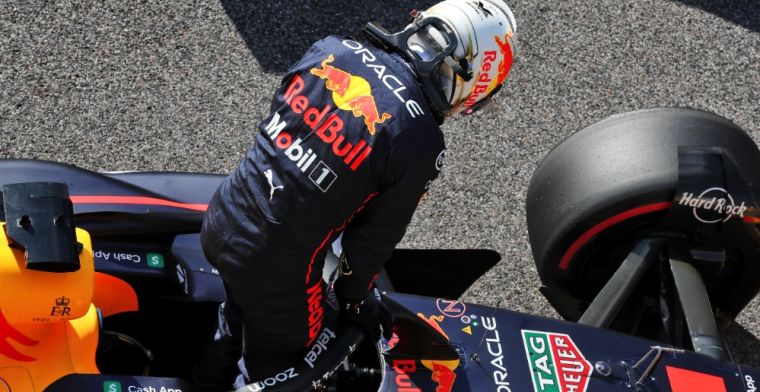 A Verstappen não viu a corrida recomeçar: Infelizmente não houve reinício.