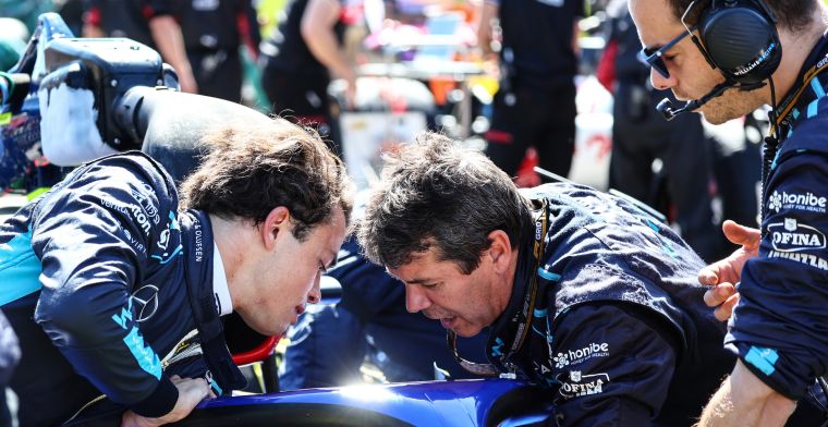 De Vries entre los bastidores de Williams en Monza: Había más cosas ahí dentro