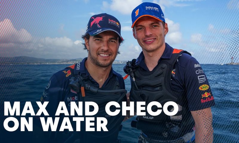 Verstappen et Perez font la course sur l'eau à Saint-Tropez