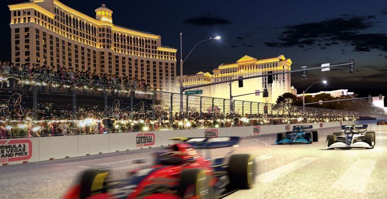 Las Vegas påbörjade byggandet av GP år 2023