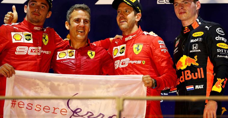 Ferrari tog sin sista seger med snabb (olaglig) motor i Singapore