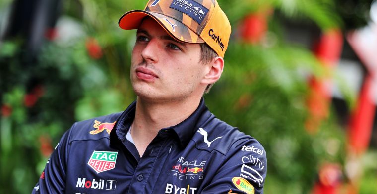 Por qué Verstappen no quiere la lluvia durante la FP3 en Singapur