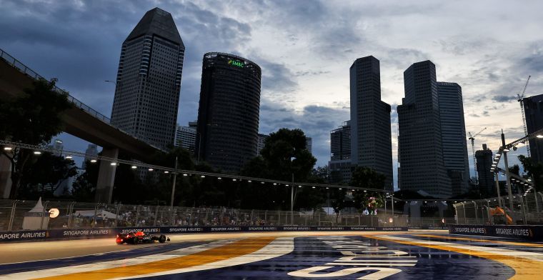 Täydelliset tulokset Singaporen GP:n aika-ajot | Verstappen nappaa paalupaikan seuraavaksi