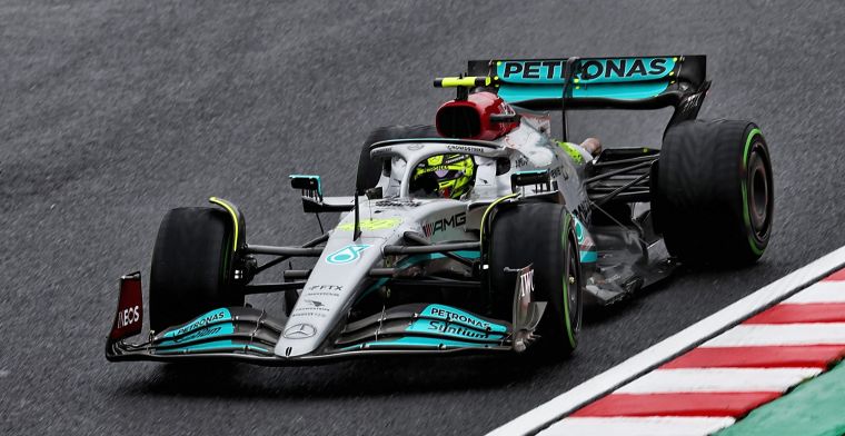 Mercedes bets on dry race: 'That was a new set of tyres'
