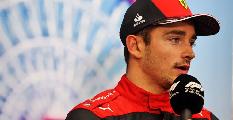 Leclerc prevede una gara difficile: La Red Bull di solito fa un passo avanti la domenica.