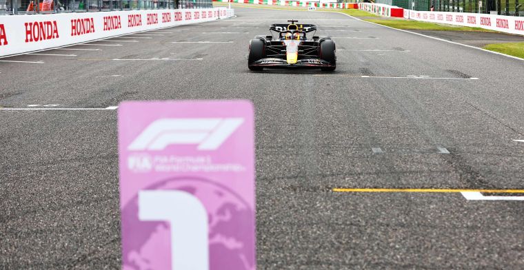 Parrilla de salida provisional GP Japón | Pole para Verstappen en el segundo match point