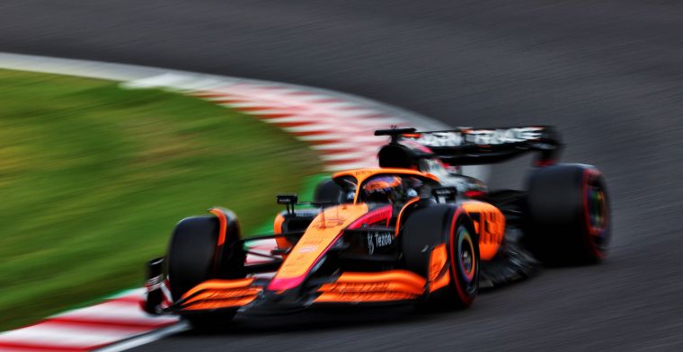 IndyCar drivers Palou and O'Ward in action during FP1 sessions for McLaren