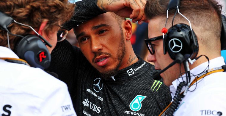 Hamilton voit Mercedes échouer : Ils sont si rapides sur la ligne droite.