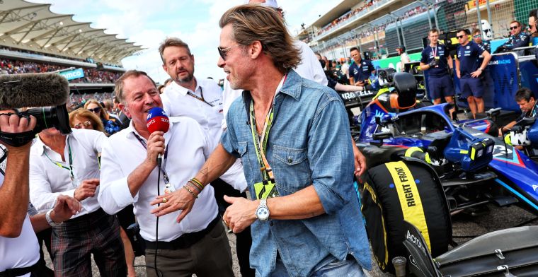 Brad Pitt sends note to Brundle after rejecting interview in Austin