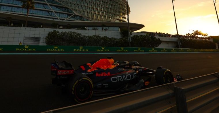 Verstappen retains first place in Abu Dhabi, Sainz and Hamilton battle