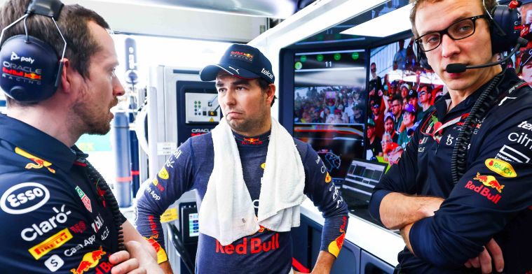 Pérez dá tequila para funcionários da Red Bull