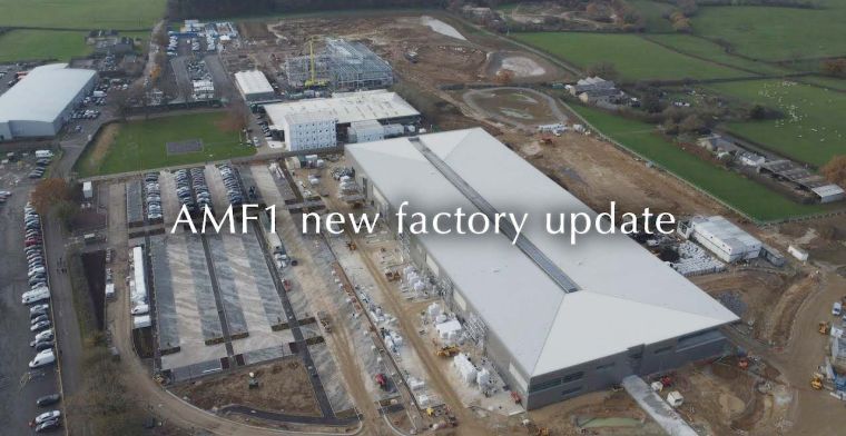 La vecchia fabbrica di F1 della Jordan farà posto alla nuova sede della Aston Martin