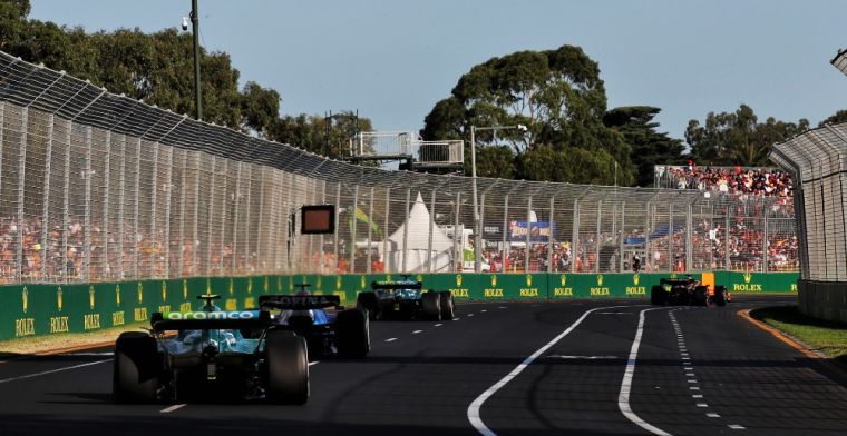 GP Australia begins building stands for upcoming F1 race