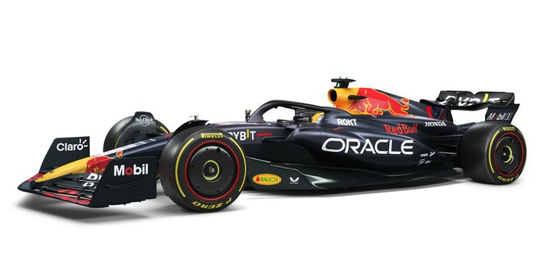 This is it! Red Bull Racing show RB19 livery with Honda included