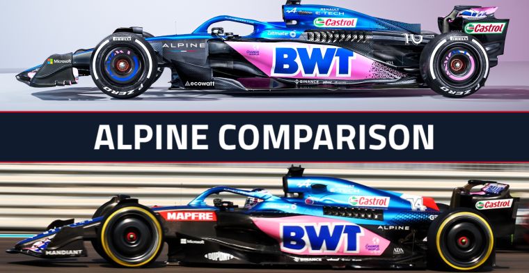 Alpine shows A523: few differences from last season