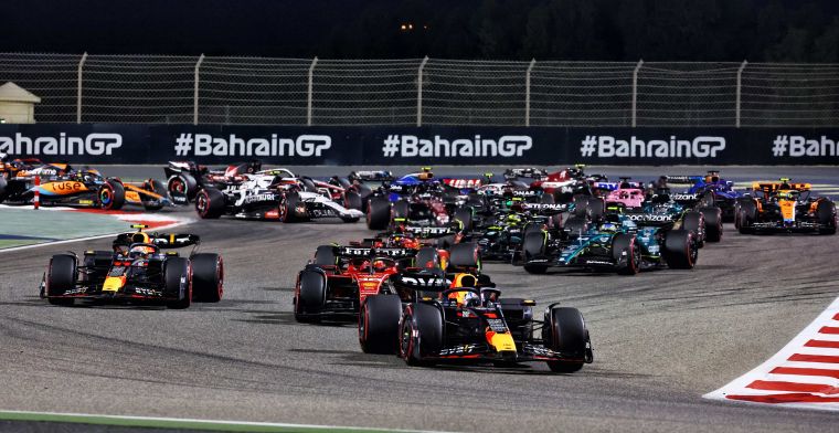Watch: Verstappen gets away well, Stroll and Alonso collide in Bahrain GP