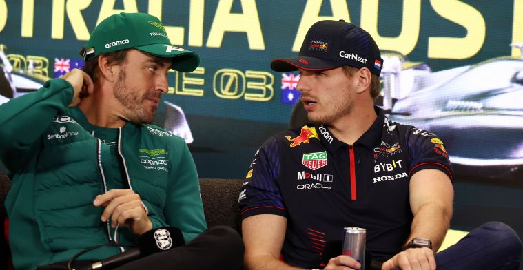 Verstappen concede la victoria a Alonso: 'Sería feliz con eso'