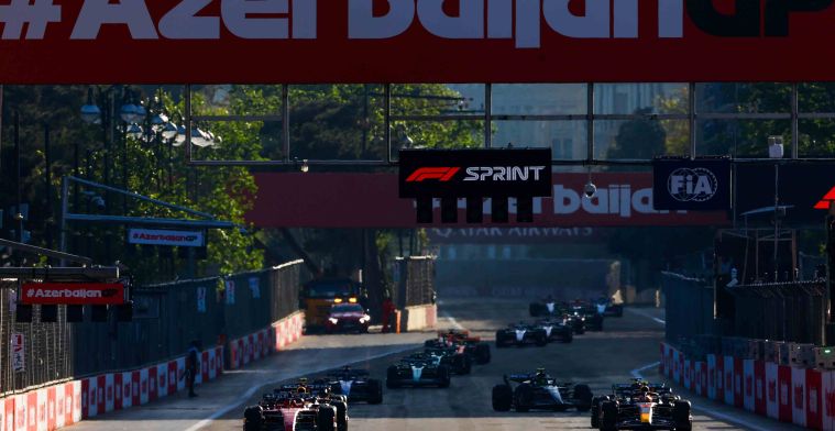 Full results sprint race GP Baku 2023 | Verstappen on podium
