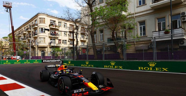 Le classement des pilotes de la Coupe du monde de F1 après le GP de Bakou | Perez se rapproche de Verstappen à six points.