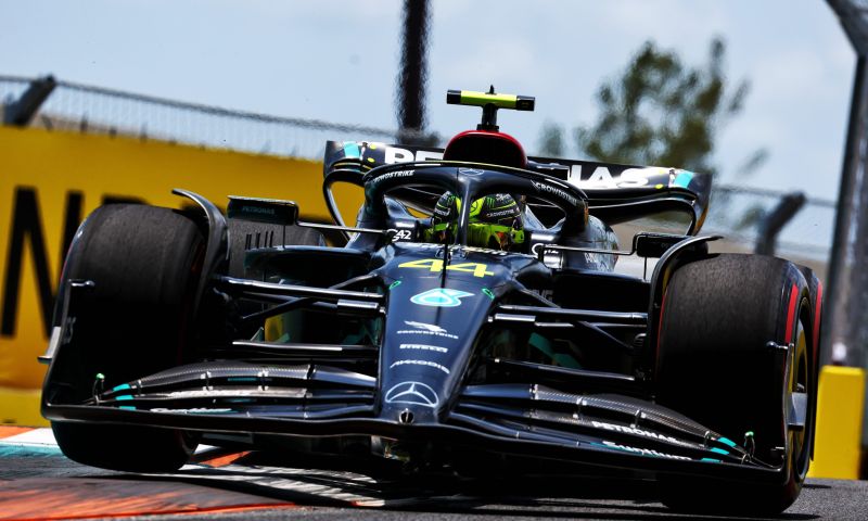 F1: Russell surpreende no fim e é o mais rápido do 1º treino do GP de Miami