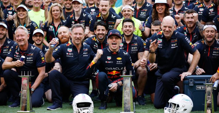 F1 Constructors' Championship | Red Bull more than 100 points ahead