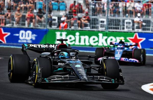 F1: Russell surpreende no fim e é o mais rápido do 1º treino do GP de Miami