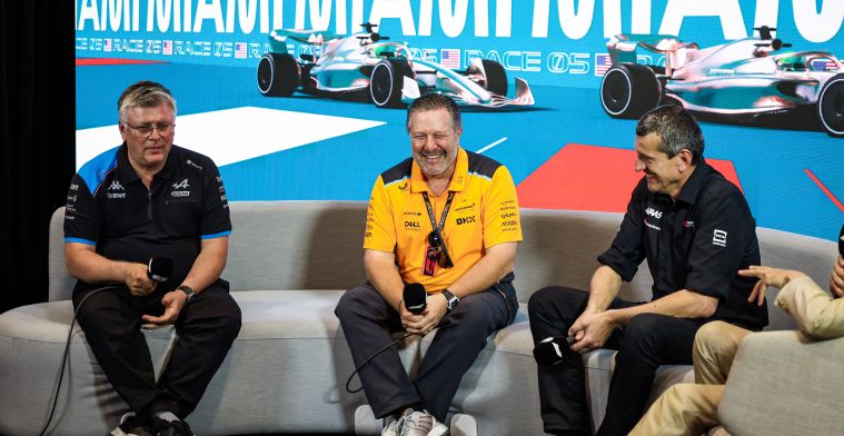 Steiner laughs at Zak Brown: 'He works a lot less than me'