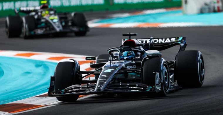 Mercedes erklärt: 'Chance auf gutes Russell-Ergebnis, wenn Hamilton ihn gehen lässt'