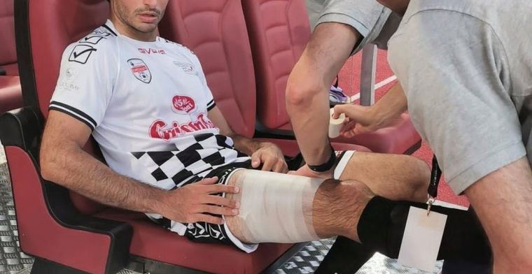 ¡Sainz sufre una lesión en el partido benéfico de pilotos de F1!