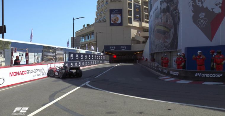 Iwasa Schnellster im F2-Training, Verschoor verursacht rote Flagge in Monaco