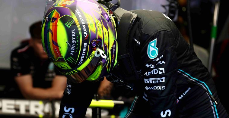 Hamilton luovuttaa puoli sekuntia Verstappenille: Hamilton: En pystynyt hyvittämään sitä