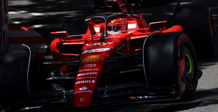 Leclerc reclama dos 'quiques' do carro da Ferrari