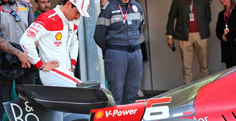 ¿Peligra la segunda fila de Leclerc? Los comisarios quieren hablar con el piloto de Ferrari