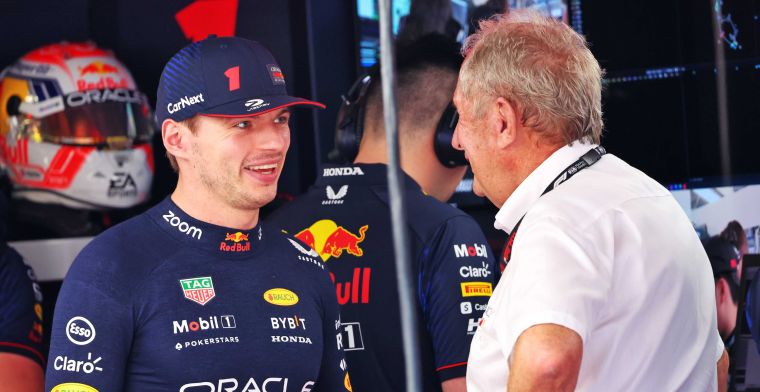 Marko delira con Verstappen, no tanto con Pérez: 'Un error estúpido'