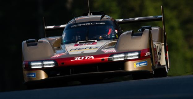 Jota Porsche suffers spectacular crash while leading Le Mans