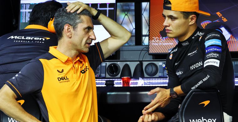 McLaren realiza ajustes en el coche en Austria: 'Necesitaba un rediseño'